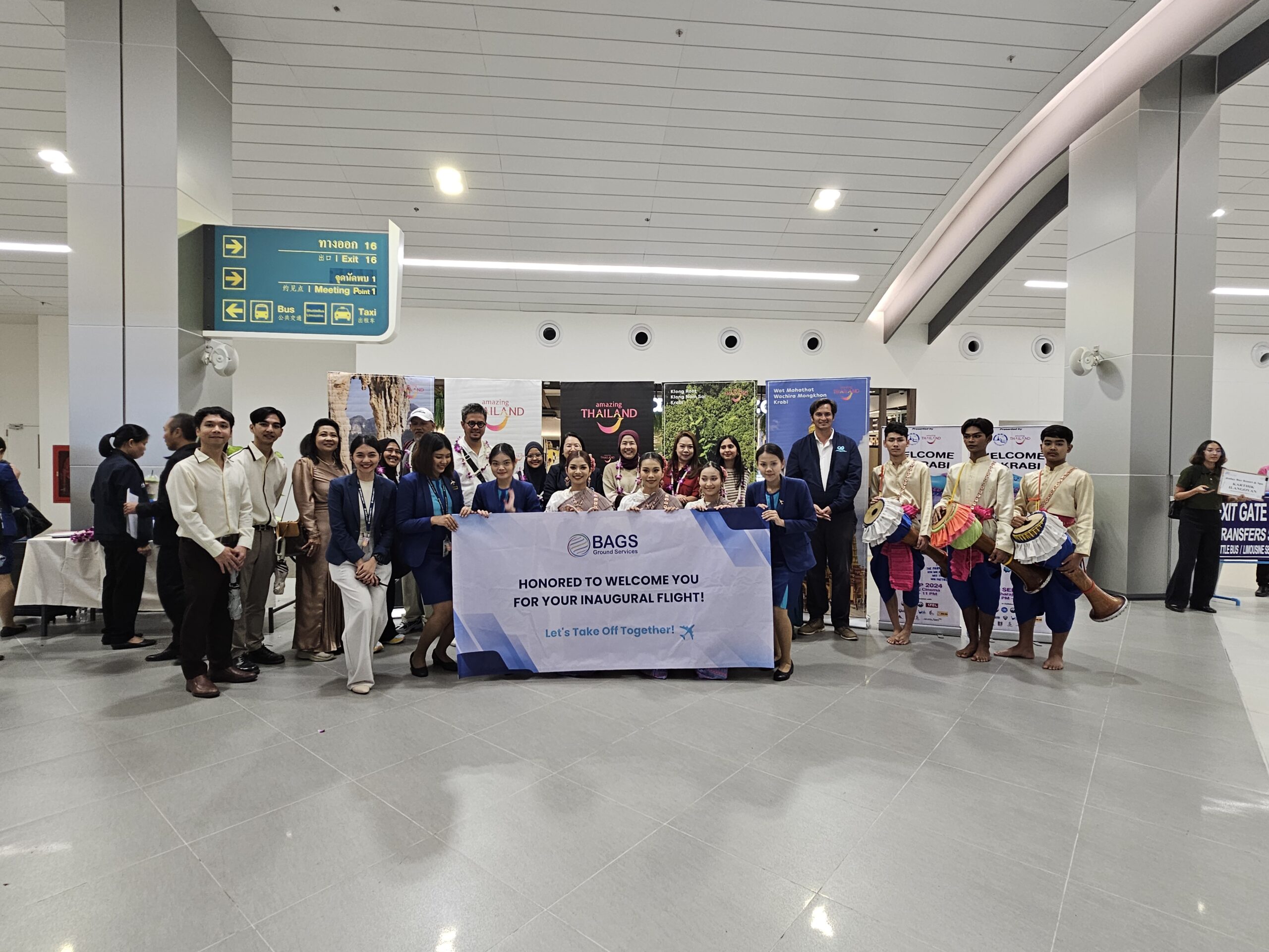 BAGS Ground Services Welcomes Batik Air’s Inaugural Flight at Krabi International Airport