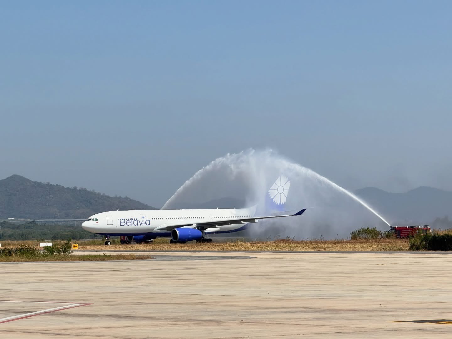 Belavia Inaugural Charter Flight U-Tapao